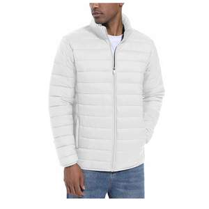 <b>Cropped</b> <b>Puffer</b> <b>Jacket</b> Womens Mens Streetwear Custom Logo Matte Black Oversized Winter Bubble Coat Supplier - Product Image 6