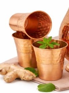 Verres en cuivre haut de gamme pour l'hôtellerie, gobelets métalliques pour eau, jus, cocktails, durables, réutilisables, pour restaurants et bars. - Product Image 6
