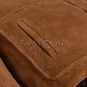 Chaqueta de cuero con cuello vuelto, cremallera y bolsillos, diseño personalizado para mujer, ropa de moda, la mejor chaqueta para damas. - Product Image 4