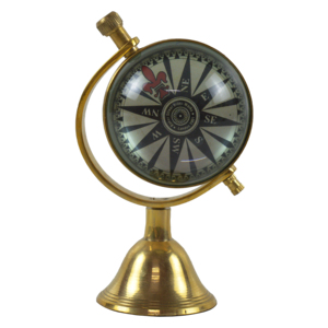 Reloj de Mesa de Diseño Doble de Tendencia con Brújula, Decoración Decorativa para Sala de Estar, Decoraciones para Mesa de Hogar y Oficina - Product Image 3