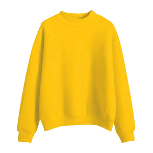 Women Mock Neck Sweatshirt Custom Printed Heavyweight Fleece Pullover - Product Image 1