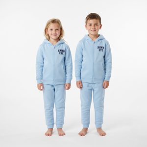 Conjunto Deportivo Infantil al por Mayor, Sudadera con Cremallera Completa y Pantalones Jogger, Ropa Deportiva Unisex con Logotipo Personalizado para Niños - Product Image 1