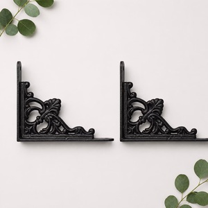 SHUBHAM Decorative Cast Iron Shelf <b>Bracket</b> Vintage Wall Mount Shelf Support Ornamental Metal Shelf <b>Bracket</b> - Product Image 4