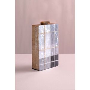 Pochette de soirée en résine écologique pour femmes, accessoire de mode en cristal - Product Image 5