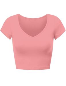 Beazer Sports Casual Women <b>Crop</b> <b>Top</b> T-shirt High Quality Nylon/Cotton Anti-Wrinkle Custom Logo/Colors Hot Selling Cheap Price - Product Image 3