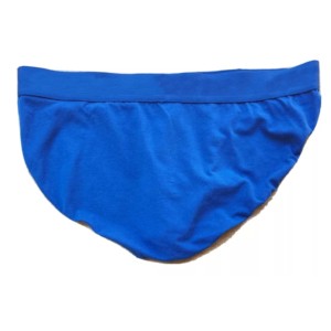 Men Mid-Rise Solid Blue <b>Boxer</b> Briefs 100% Cotton Knitted Seamless Breathable Eco-Friendly Everyday Wear - Product Image 4