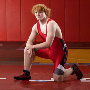 Wrestling Singlets Regular Stretch Material Sublimated Designs Sports Standard Short Quick Dry Breathable <b>Adjustable</b> <b>Strap</b> - Product Image 6