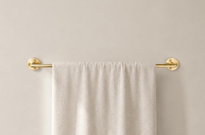 Wholesale brass Metal Towel Stand Rack for Bathroom Beverage Organizer with Multi-Bar Hanging <b>Storage</b> Waterproof - Product Image 3