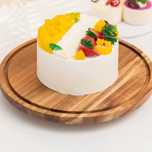 Artisan Wood Dessert Dome Stand-Handmade Eco-Friendly Dishwasher <b>Safe</b> - Product Image 1