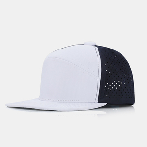 Gorra Trucker de Malla Lisa al por Mayor de Fábrica, Gorra Snapback de 5 Paneles, Diseño Personalizado OEM, Gorra Trucker de Perfil Alto con Malla Trasera y Cierre Snapback - Product Image 3