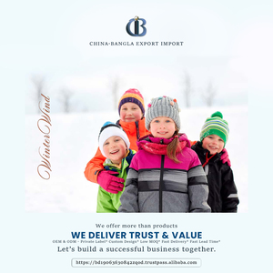 Vêtements d'hiver fabriqués au Bangladesh pour hommes, femmes, enfants, garçons, filles : bonnets, pulls, vestes – Fournisseur en gros - Product Image 1