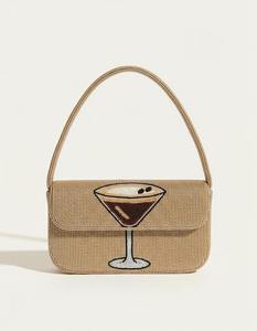 Sac à main léger et durable brodé de perles multicolores pour femme – Sac perlé portable de haute qualité pour soirées et usage quotidien - Product Image 3