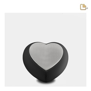 Urne funéraire blanche en forme de cœur avec support métallique pour cendres humaines adultes, souvenir personnalisable, urne en forme de cœur - Product Image 3