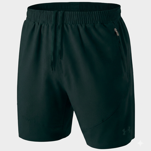 Summer Casual Quick-drying Breathable Pure Color Wrinkle-Resistant Zipper Pocket Stretch <b>Elastic</b> Men's Shorts - Product Image 6