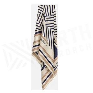 NORTH APPROACH Women's Square <b>Silk</b> Scarf Floral Print Elegant Multi-Functional Fashion Accessory All Seasons - Product Image 3