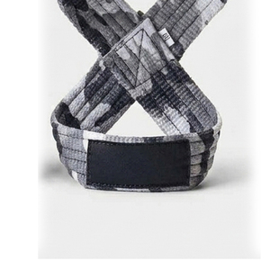 Sangles de musculation en néoprène en forme de 8 pour entraînement de traction, sangles de levage de poids robustes avec support de poignet, sangles camouflage en forme de 8 - Product Image 4