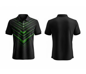 Polo Profesional de Sublimación Completa para Uniforme Corporativo, para Hombres, Mujeres y Jóvenes, de Secado Rápido y Tecnología Dry-Fit - Product Image 3