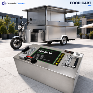 60V 50Ah LiFePO4 <b>Battery</b> Pack Long Range Rechargeable Lithium <b>Battery</b> for Electric Food Cart and Mobile Catering Vehicle - Product Image 1