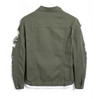Nouvelle Veste en Jean Bleu Teint sur Mesure de Haute Qualité 2026 pour Hommes, Service OEM, Col Montant, Vintage, Anti-Bactérien, Logo Personnalisé, Hiver, Fermeture Avant