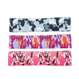 Bandes de Résistance en Tissu Polyester Antidérapant GAF, Boucles Camouflage pour Fessiers, Entraînement Intensif, Cercle de Hanche Élastique pour Gym - Product Image 3