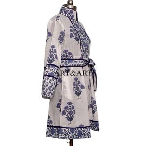 Summer Print Casual <b>Dress</b> Women Vintage puffy sleeves and slit in front <b>Dress</b> Ladies casual <b>Dresses</b> women <b>dress</b> cotton <b>dress</b> - Product Image 4