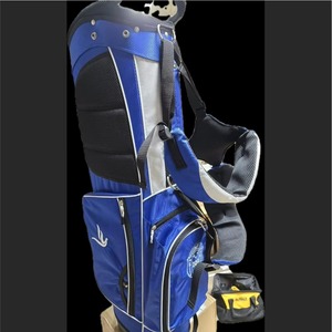Sac de golf Iota Phi Theta marron avec logo doré en relief, multi-compartiments, fermeture éclair, en tissu Oxford, sac de transport pour adultes, vente en gros OEM - Product Image 6