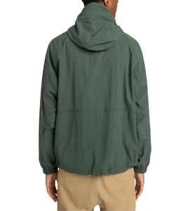 Chaqueta cortavientos de invierno de manga larga en blanco y negro, ligera y elegante para hombre, personalizable y a prueba de viento. - Product Image 2