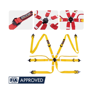 Arnés de Seguridad Profesional para Carreras TBRACING, Homologado por la FIA 8853-2016, OEM, ODM, Marca Personalizada, Venta al Por Mayor, Ergonómico, 6 Puntos - Product Image 2