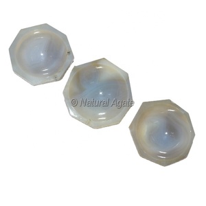 Tazón de ágata gris, GEMA, aspecto atractivo - Product Image 1