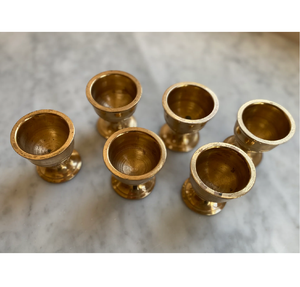 Porte-œuf en laiton plaqué or, logo personnalisé, pour restaurants et hôtels, objets décoratifs - Product Image 1