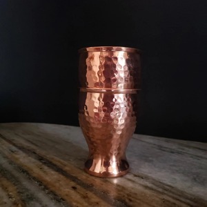Vasos de Cobre con Textura Martillada de Estilo Moderno, Ideales para Beber Agua o Cerveza, Vaso de Cobre Puro y Artículos de Bebida Saludables para Uso Doméstico - Product Image 3