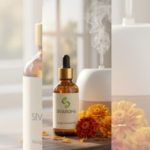 Aceite Absoluto de Caléndula Premium para Mezclas Aromáticas, Aplicaciones de Fragancia, Fabricación de Cuidado Personal y Suministro Industrial a Granel - Product Image 1