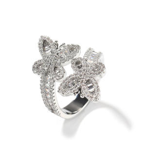 High Demand Unisex Luxury Unisex Cocktail <b>Ring</b> 925 <b>Silver</b> Diamond Pave Setting Micro Insert Everyday Wear From India - Product Image 5