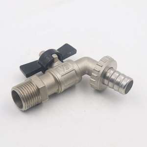 Robinet à bille manuel en bronze robuste |   Robinet de cuisine et de jardin antimicrobien avec bec fileté OEM - Product Image 5