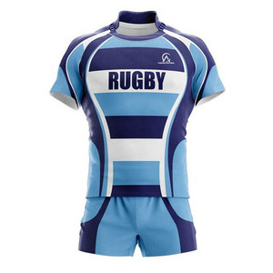 Vêtements de sport d'équipe de qualité supérieure, uniforme de rugby avec tissu respirant, coupe confortable pour l'entraînement et les matchs. - Product Image 1