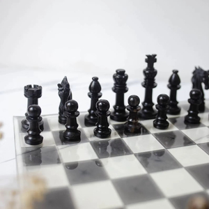 ILAHI's Eco-Friendly Rustic Polished Rectangle <b>Chess</b> <b>Board</b> Game 100% Handmade Pure Wood Animal/Love Style Customized Size <b>Chess</b> - Product Image 1