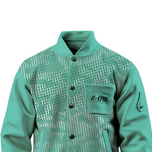 Outdoor Use Men Letterman <b>Jacket</b> Stand Collar Men Letterman <b>Jacket</b> Plus Size Men Letterman Winter <b>Jacket</b> - Product Image 3