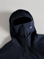 Veste coupe-vent oversize à capuche avec cache-visage intégré, style streetwear, logo personnalisé, directement de l'usine, pour hommes, fournisseur