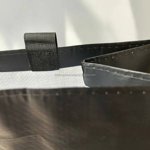 Sacs à provisions tissés en PP laminé mat réutilisables écologiques avec poignées Sacs fourre-tout d'épicerie étanches avec logo personnalisé - Product Image 2