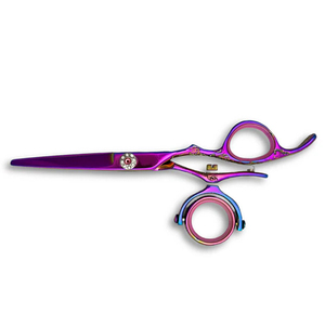 Tijeras de Peluquería Profesionales OEM de 6 Pulgadas, Tijeras de Acero Inoxidable para Cortar el Cabello, Doble Articulación Giratoria, Rectas, Afiladas, para Diestros, para Salón - Product Image 4