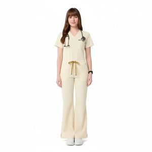 Uniforme Médico Transpirable con Logotipo Personalizado, Uniforme de Trabajo Cómodo para Hospital, Traje Quirúrgico OEM al por Mayor, Conjunto de Uniformes para Enfermeras - Product Image 3