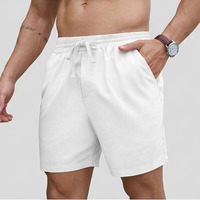 Shorts de tennis unis en toile de qualité supérieure, séchage rapide, extensibles dans les 4 sens, vêtements de sport, service OEM, sur mesure, décontractés pour hommes