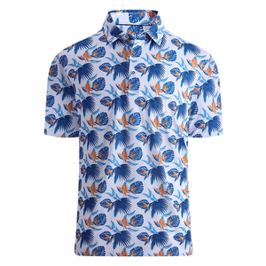 Polo de performance en polyester 100 % à manches courtes avec impression par sublimation intégrale et logo personnalisé de haute qualité - Product Image 3