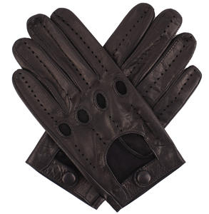 Gants de conduite unisexes en cuir premium, perforés, respirants, avec sangle de poignet réglable, couleur personnalisable, toutes saisons, vente en gros OEM - Product Image 3