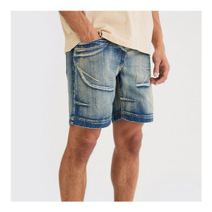 Pantalones Cortos de Mezclilla para Hombre, Talla y Ajuste Personalizados, Fabricante de Pantalones Cortos de Mezclilla Premium, Etiqueta de Marca Personalizada, Pantalones Cortos de Mezclilla para Hombre hasta la Rodilla - Product Image 3