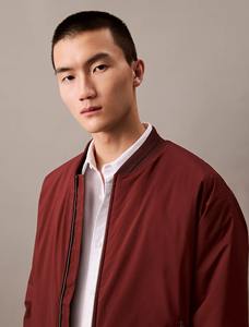 Veste bomber légère de qualité supérieure, style zippé, coupe ajustée, pour hommes, veste décontractée pour l'extérieur - Product Image 4