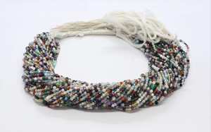 Perles Rondelles Facettées Semi-Précieuses Naturelles Mixtes Effet Disco 3-3,5 MM Multicolores Petites Perles Rondelles en Pierres Précieuses 12 Pouces Vente en Gros - Product Image 6