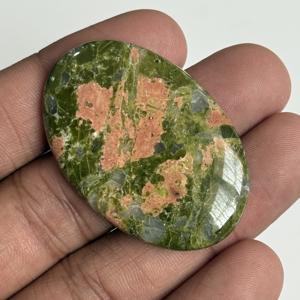 Cabujones de Jaspe Unakita Natural, Cristal Verde en Forma de Pera, Tamaños y Formas Variadas, Piedras Preciosas para Joyería, Lote a Granel - Product Image 3