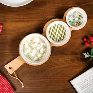 Plateau de service durable et fiable, très vendu, de couleur naturelle, artisanal, élégant, décoratif, à bas prix pour restaurant - Product Image 3