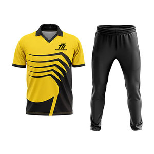 Uniforme de Cricket para Hombre de Secado Rápido, Tejido Transpirable Avanzado, Conjunto de Camiseta y Pantalones Cortos Deportivos, Servicio OEM Personalizable - Product Image 1